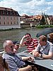 Schifffahrt auf der Regnitz mit den Arbeitskollegen