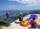 Startrampe der Gleitschirmflieger auf dem Tegelberg