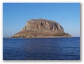 Der Felsen von Monemvasia, 300m hoch, 1,7km lang